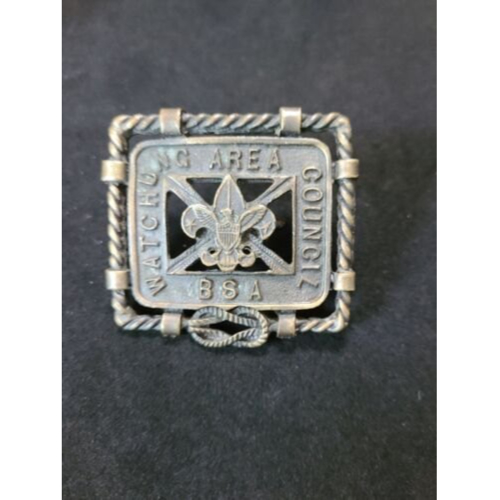 Boy Scount Watchung Area Council BSA Scarf Holder Neckerchief  Slide